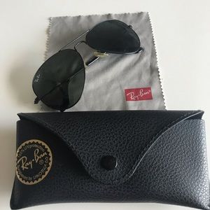 Ray-bay aviator sunglasses Black